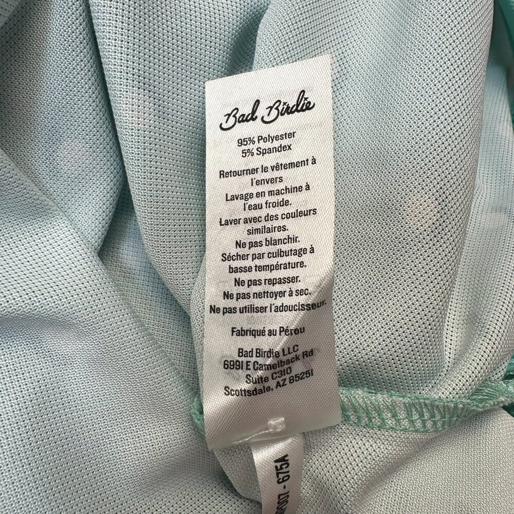 Bad Birdie Men's Aim Point Tech Performance Pique Polo, Size XL, Dusty Jade - Picture 11 of 13
